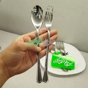 قاشق چنگال تکی 12 پارچه لوزی برند یونیک