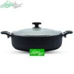 تابه گرانیتی دو دسته سایز 26