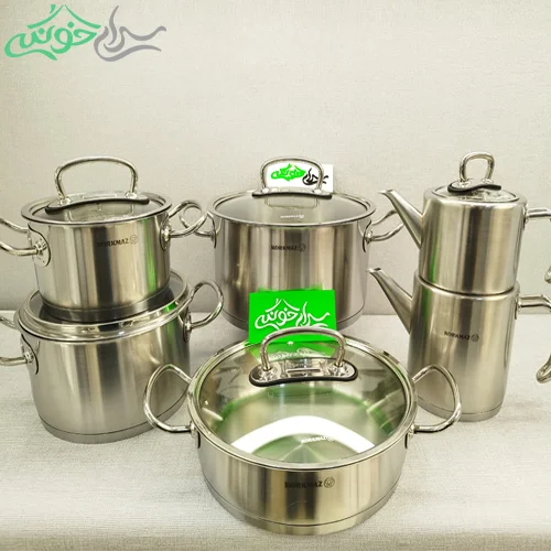 سرویس قابلمه استیل کرکماز مدل PROLINE کد KM1147-01