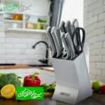 سرویس چاقو دسته لیزری عرشیا آلمان کد 3004