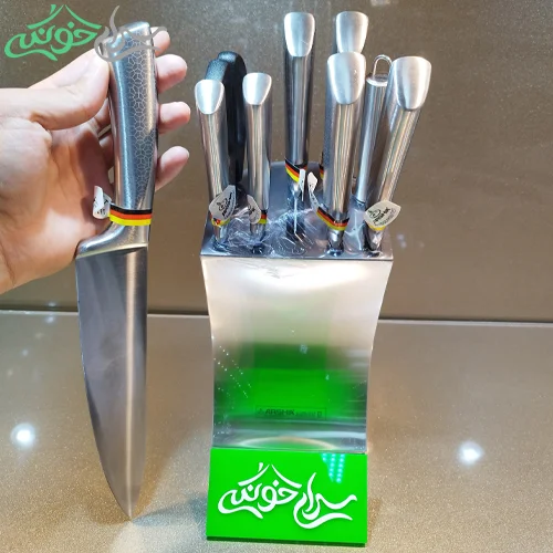 سرویس چاقو دسته لیزری عرشیا آلمان کد 3004