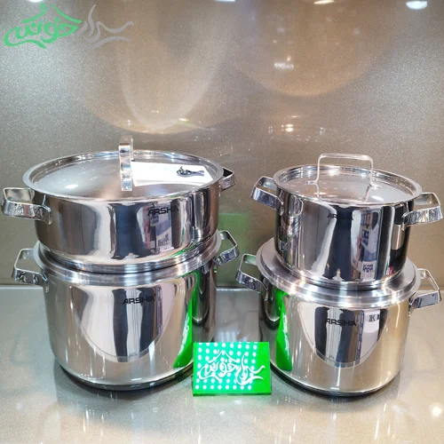 سرویس قابلمه استیل عرشیا آلمان کد 3377-768